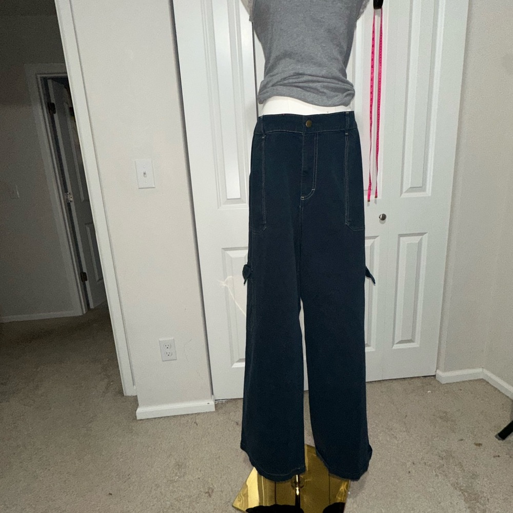 Wild Fable Navy Blue Women's Cargo Pants